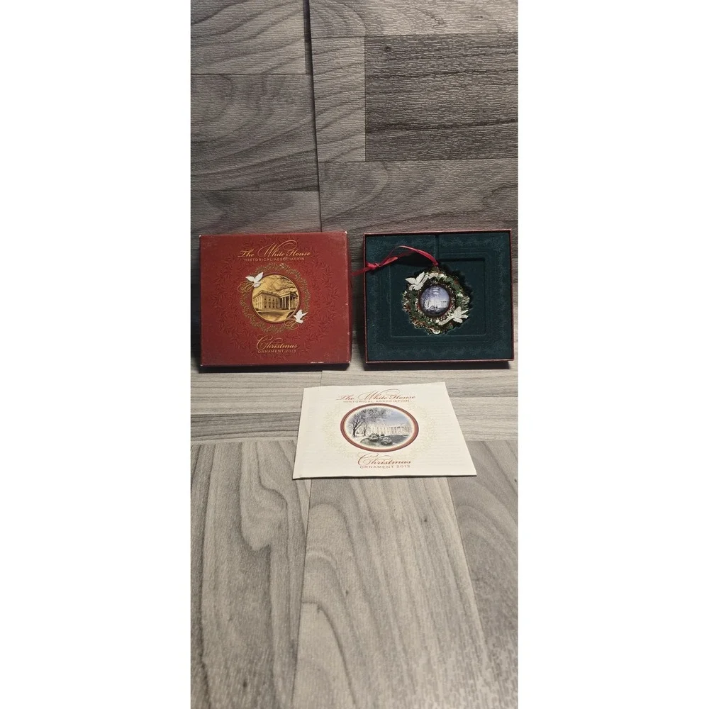 The White House Historical Assoc Christmas 3D Ornament 2013 Woodrow Wilson Boxed